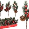 Kersttak Steker Rood 22cm |