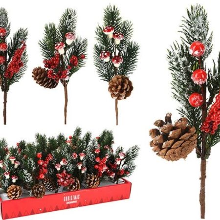 Kersttak Steker Rood 22cm |