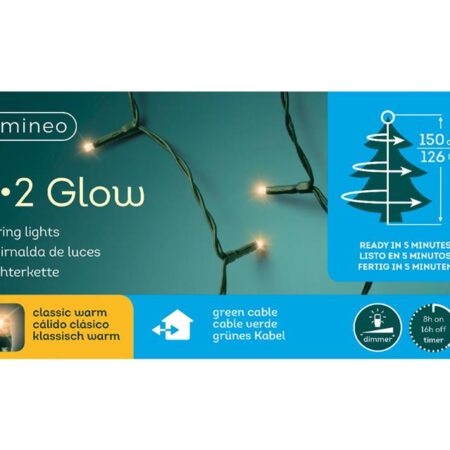 Kerstverlichting 1-2 glow 150cm 126xLED | Lumineo