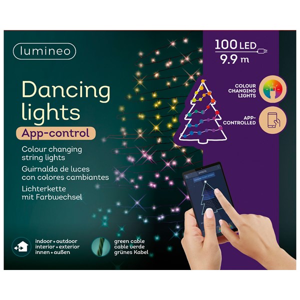 Kerstverlichting App-control 100 LED | Lumineo