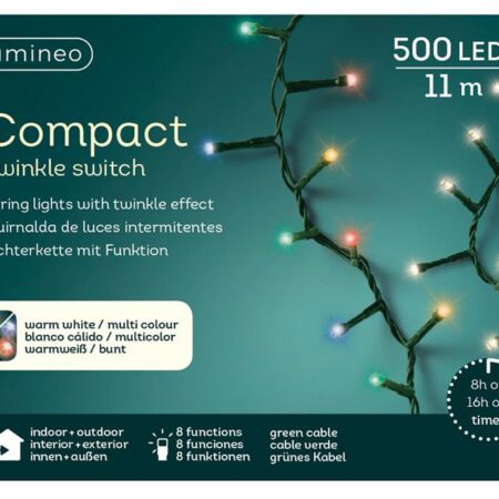 Kerstverlichting Compact 500LED colour | Lumineo