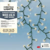 Kerstverlichting compact 900LED warmwit | Lumineo