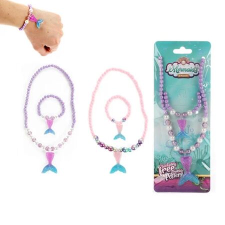 Ketting+armband zeemeerminstaart | Toi-Toys