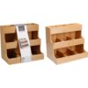 Keuken organizer bamboe 26x17x24cm | Excellent Houseware