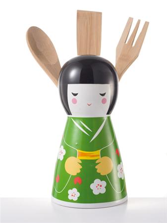 Keukengerei in Kimono van porselein 4 delig / Brandani Gift | Brandani Gift