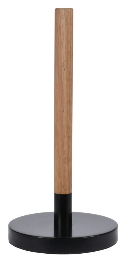 Keukenrolhouder Rvs Hout |