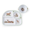 Kids Devided Plate & Bowl Set | Wrendale design