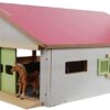 Kids Globe Paardenstal inclusief Binnenbak 1:32 | Kids Globe
