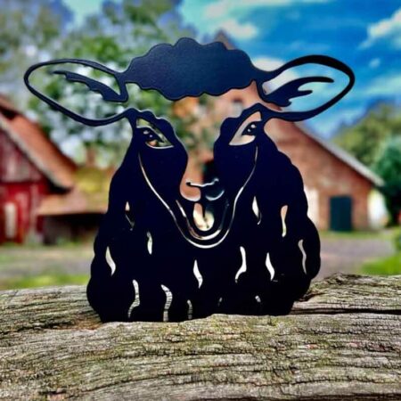 Kiekeboe Schaap Joschi zwart metaal | Artbizniz