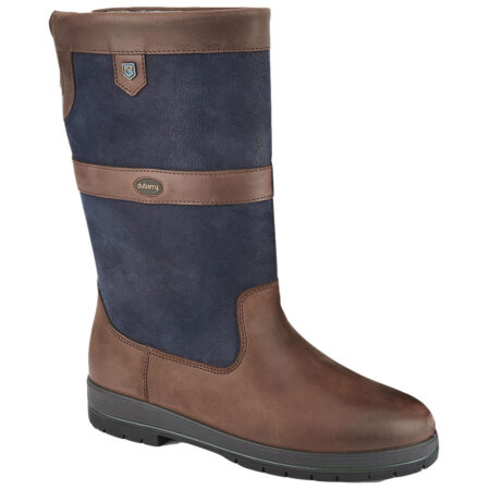 Kildare halfhoge outdoor laars Extrafit navy/brown | Dubarry