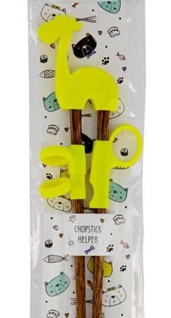Kinder Eetstokjes Lama Tokyo Design Studio - Geel - 20 cm | Tokyo Design Studio