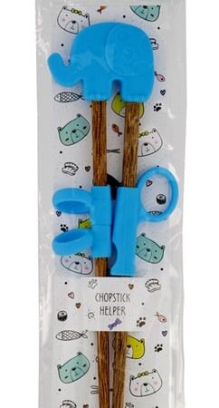 Kinder Eetstokjes Olifant - Tokyo Design Studio - Blauw - 20 cm | Tokyo Design Studio