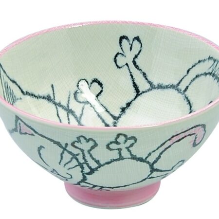 Kinderkom Roze - Kawaii Cat Collectie - 250ml - 11.5 x 6cm | Tokyo Design Studio