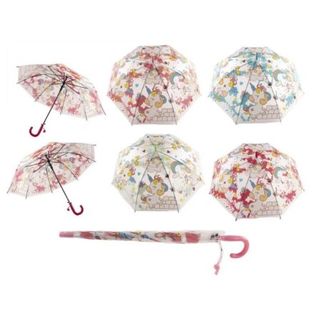 Kinderparaplu unicorn 50cm | Merkloos