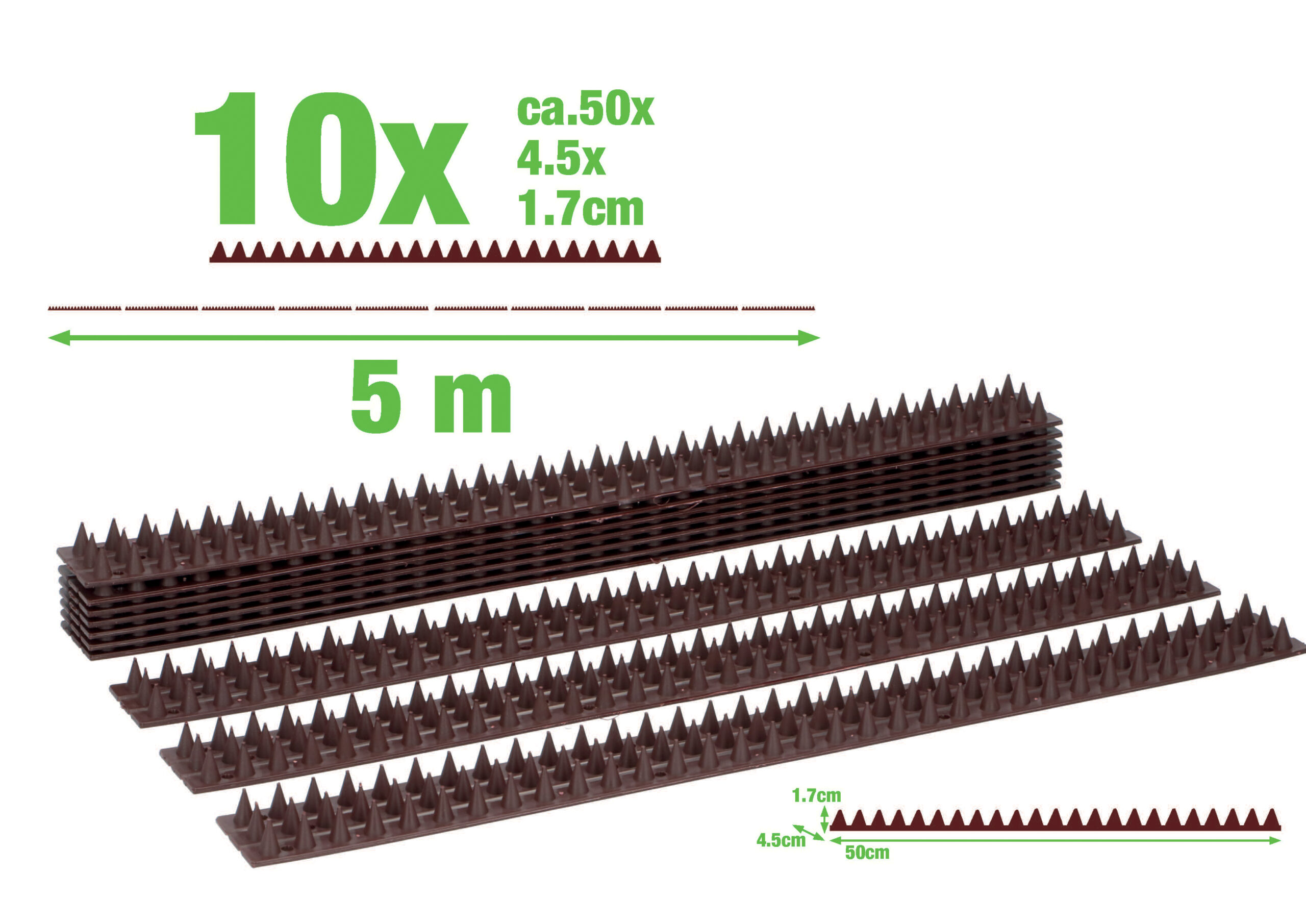 Kinzo Hekpunten 50cm set a 10 stuks | Kinzo
