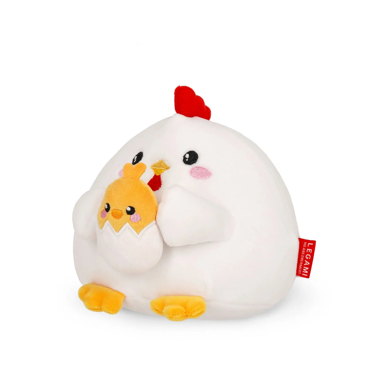 Kip met kuiken knuffeltje supersoft - 15 cm - Legami | Legami