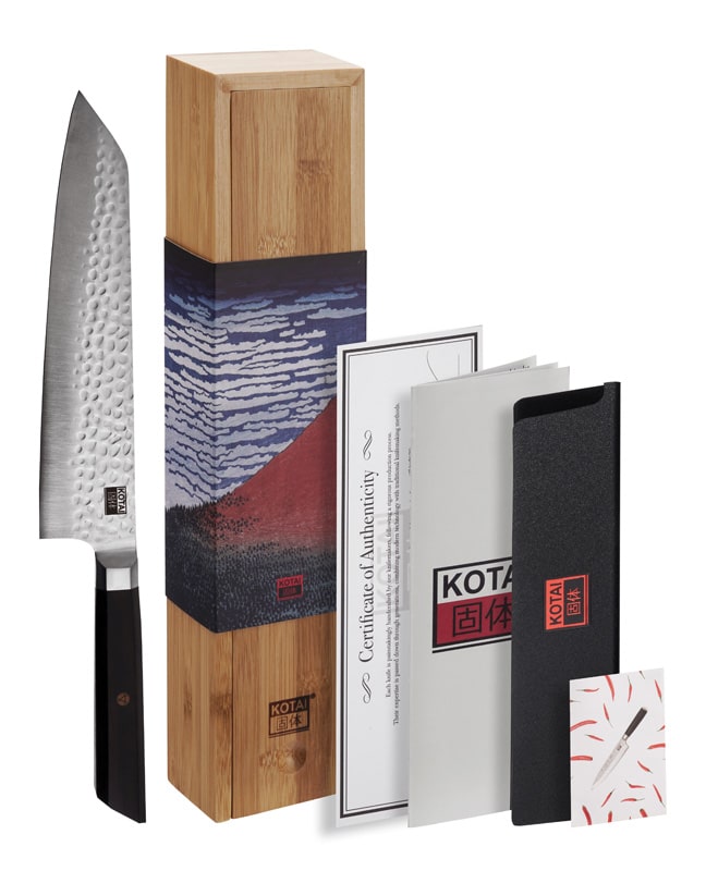 Kiritsuke Chef Mes 20cm - Kotai - Gehamerde Afwerking | Tokyo Design Studio