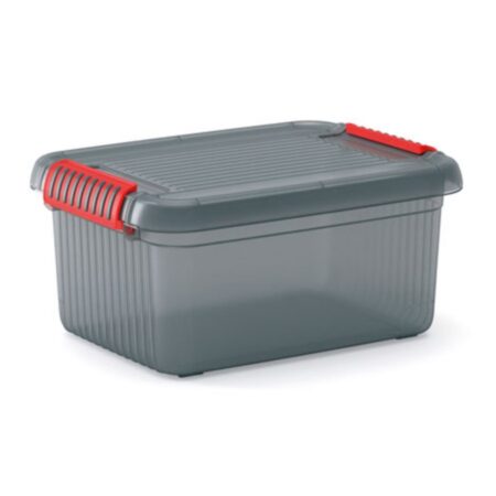 Kis k latch s opbergbox met deksel 14 liter transparant |