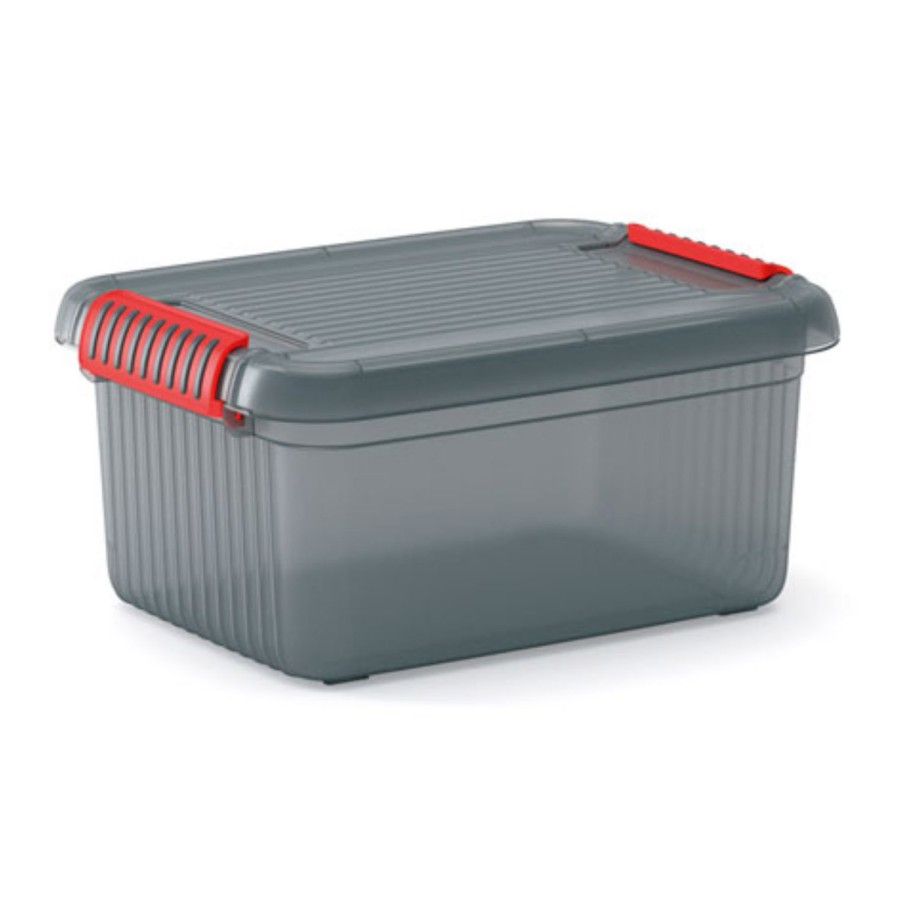 Kis k latch s opbergbox met deksel 14 liter transparant |