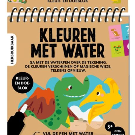 Kleuren met water - Dino's | ImageBooks