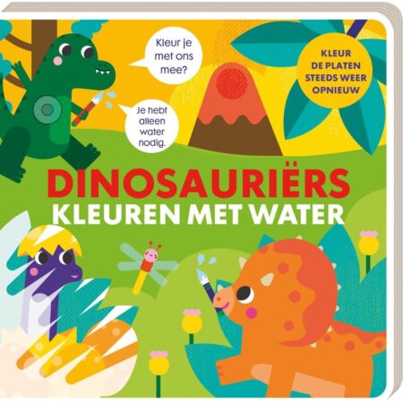 Kleuren met water - Dinosauriërs | ImageBooks
