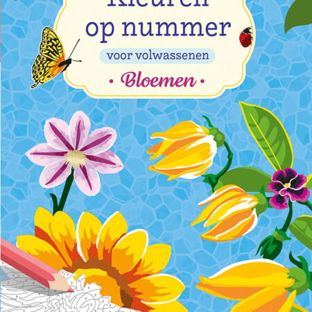 Kleuren op nummer volwassenen Bloemen | Deltas