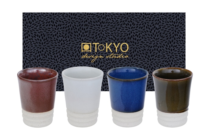 Kleurrijke Espressoset - The Oriental Shop - 4-delig - 5