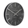 Klok World traveller zwart/zilver S |