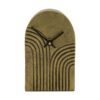 Klok aluminium goud 10x4x16