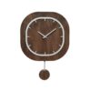 Klok mdf W40-H56cm bruin | Decoris