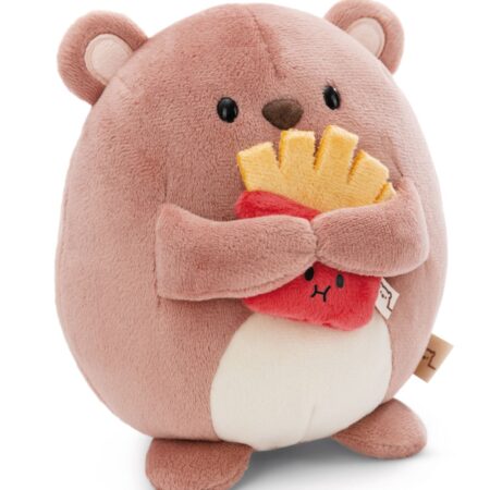 Knuffel beer Nomo met frietjes 27 cm - Mymochi | Mymochi