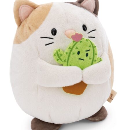 Knuffel kat Angy met cactus - 16 cm | Mymochi