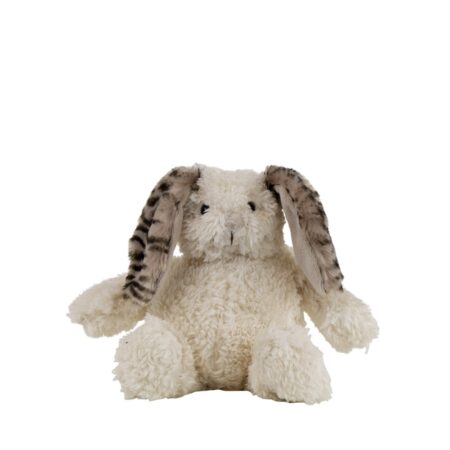 Knuffel konijn wit zebra klein |