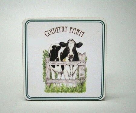 Koe onderzetter set / Country Farm | Geharo BV