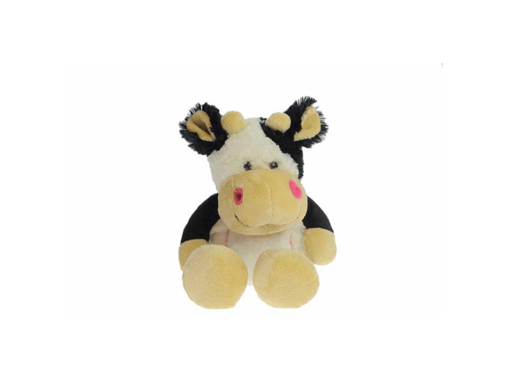 Koe zittend 17x20cm pluche | Gerkimex