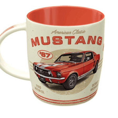 Koffiemok Ford Mustang - GT 1967 Red | Nostalgic Art