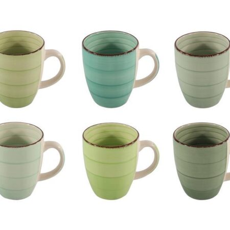 Koffiemok Green 340ml per 6 st. | Svenska Living