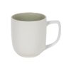 Koffiemok matwit/groen 350ml 6 stuks | Merkloos