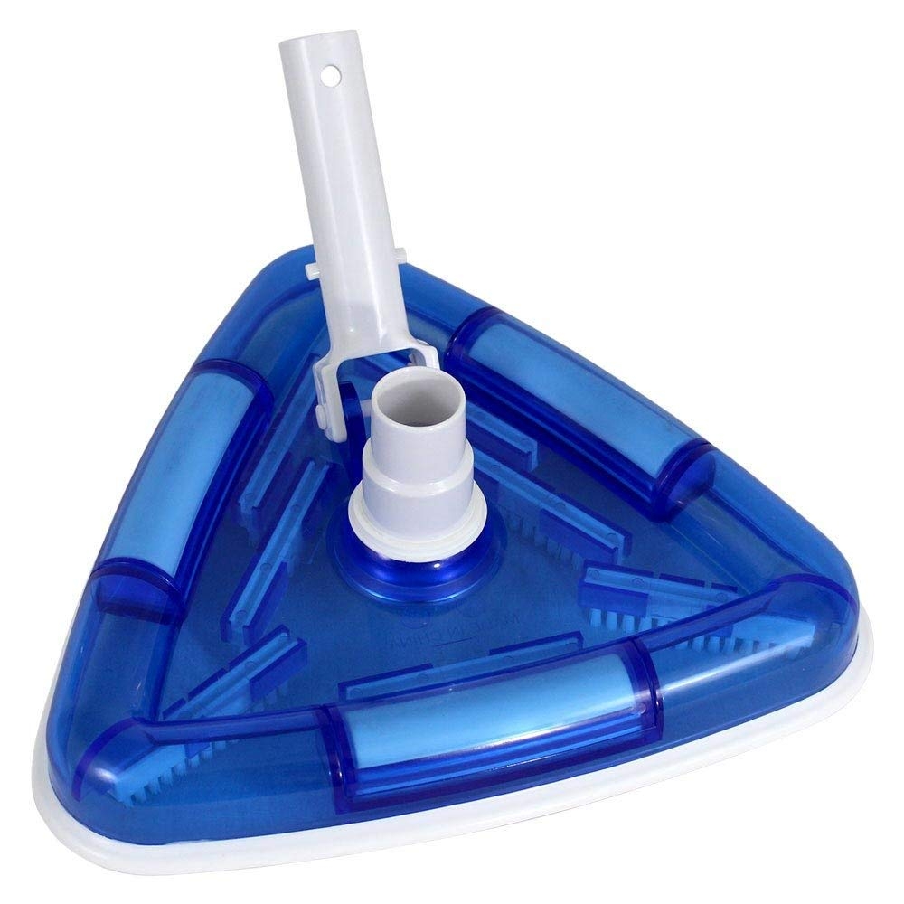 Kokido verzwaarde bodemzuiger driehoekig (blauw-wit) | Kokido