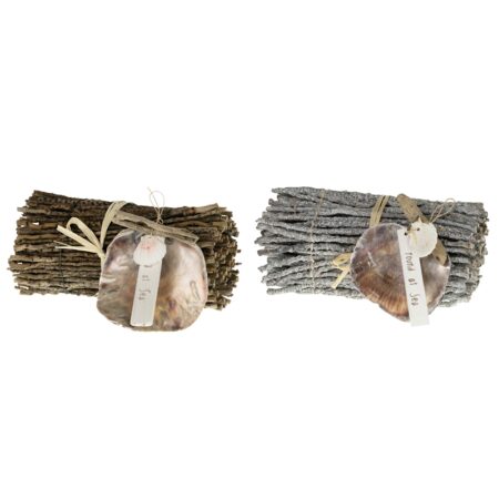 Kokosvinger bundel met schelpen 20cm | Naturel Collections