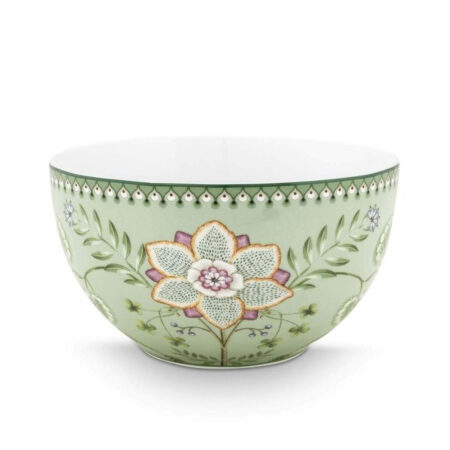 Kom Lily & Lotus Groen Bloem 18cm | PiP Studio