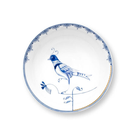 Kom Pip The Blue Bird White 15 cm | PiP Studio