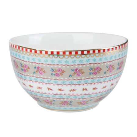 Kom Ribbon Rose khaki 9.5 cm | PiP Studio