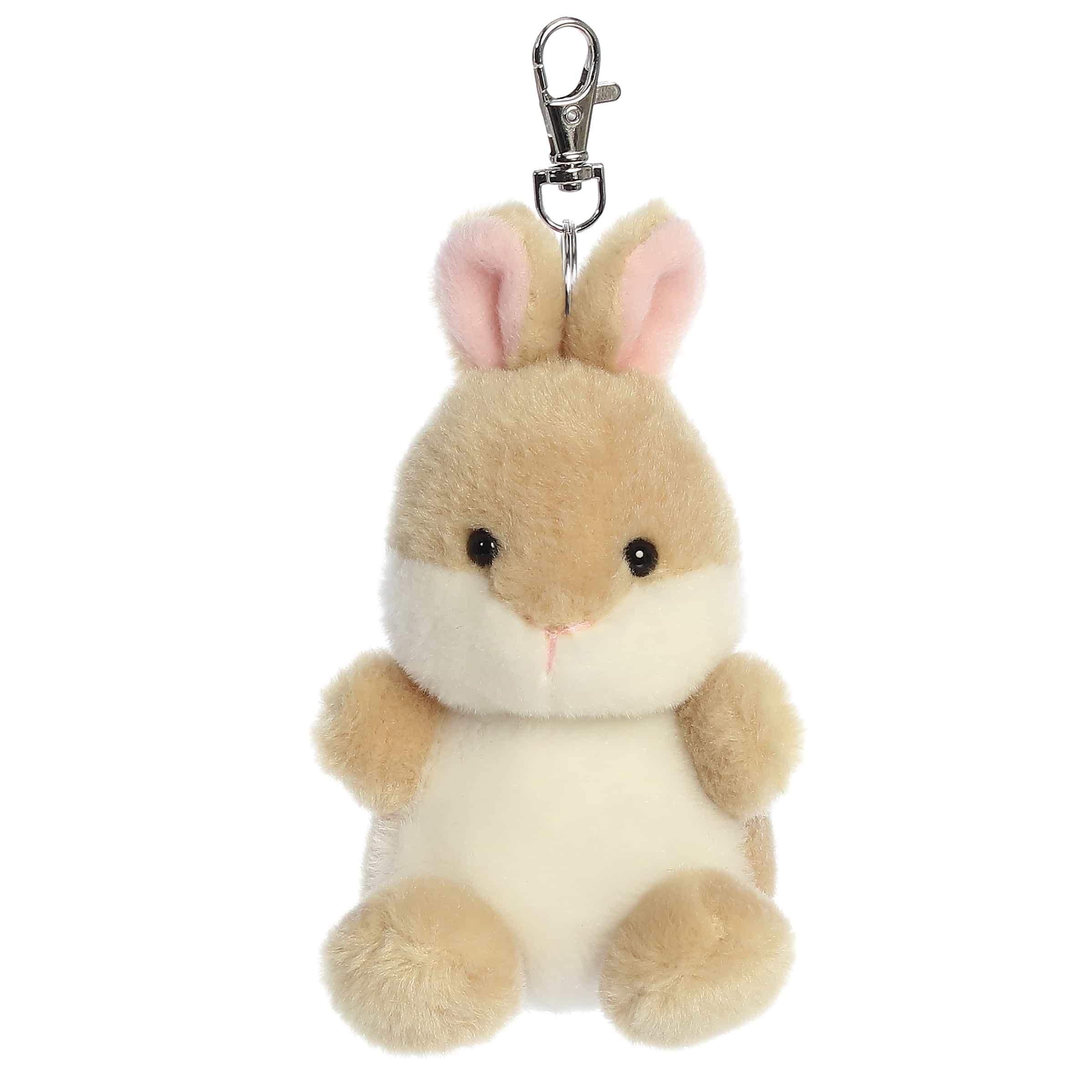 Konijn sleutelhanger knuffeltje 10 cm - Palm Pals | Palm Pals