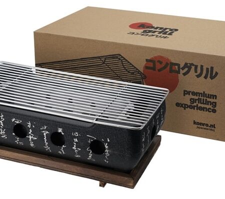 Konro Grill Groot - Authentieke Japanse Barbecue - 36 x 18 x 13cm | Tokyo Design Studio