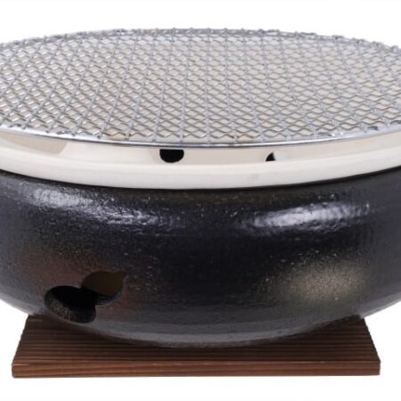 Konro Grill met Net - Compacte Japanse Barbecue - 30 x 12 cm | Tokyo Design Studio