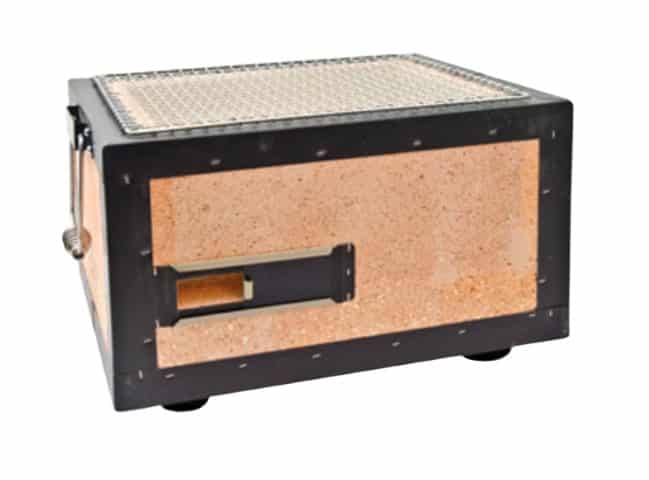 Konro Grill met Net - Hittebestendige Tafelgrill - 31 x 23 x 20 cm | Tokyo Design Studio