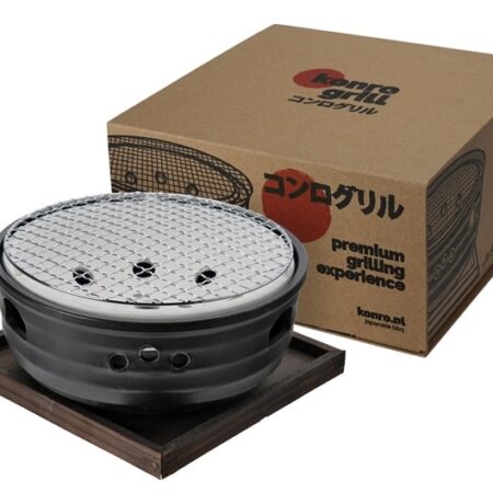 Konro Grill met Net - Tokyo Design Studio - 28.5 x 13cm | Tokyo Design Studio