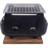 Konro Grill met Net - Traditioneel Japans Barbecuegereedschap - 18.5 x 14 x 11.5cm | Tokyo Design Studio