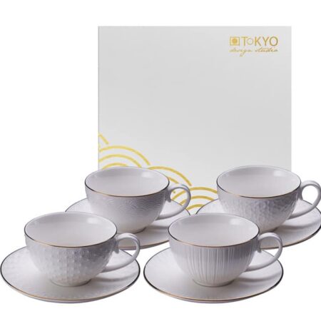 Kop-en-schotelset - Tokyo Design Studio - Nippon White - 4-delig - 180ml | Tokyo Design Studio